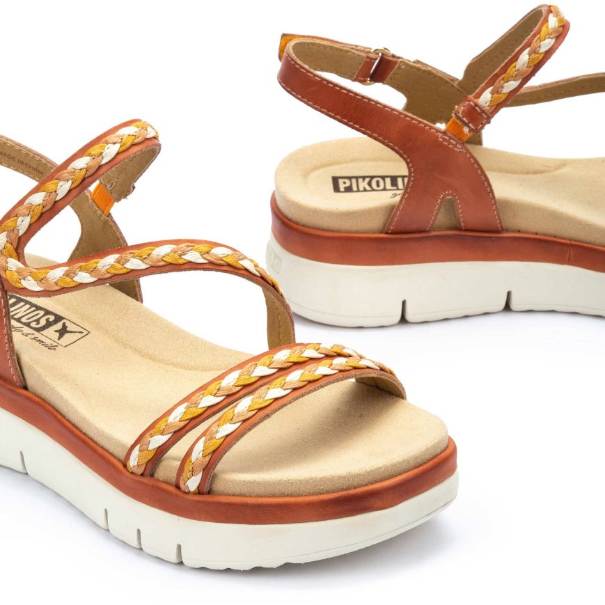 Women's Pikolinos PALMA Sandals Brown | NZ E829701